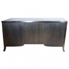 Rectangular hammered metal cabinet